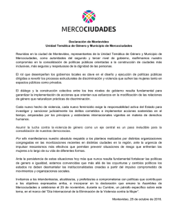 Declaración de Montevideo