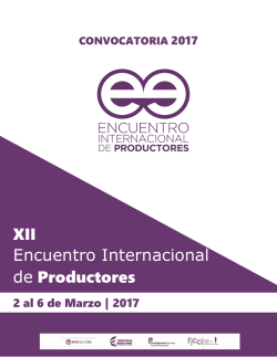 XII Encuentro Internacional de Productores