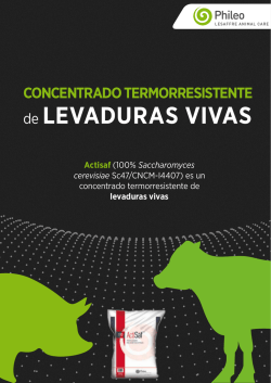 de LEVADURAS VIVAS - nutricionanimal.info