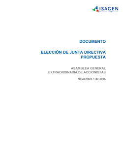documento elección de junta directiva propuesta