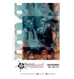 separata 2016 - Festival de Cine de Cali