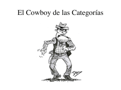El Cowboy de las Categorías