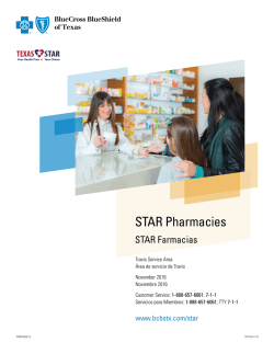 STAR Pharmacies - Blue Cross and Blue Shield of Texas
