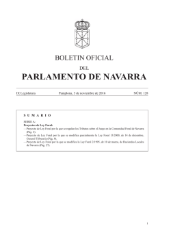 boletín oficial del parlamento de navarra