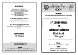 Descargar Programa - COLMEDSA - Colegio de Médicos de la