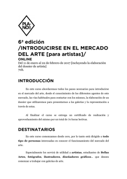6ª edición /INTRODUCIRSE EN EL MERCADO