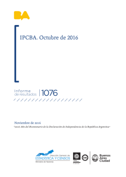 IPCBA. Octubre de 2016