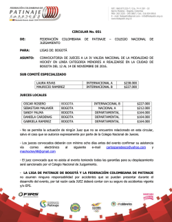CIRCULAR No. 051 DE - Federación Colombiana de Patinaje