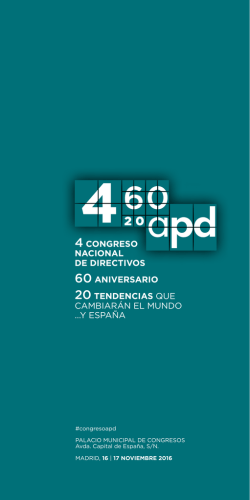 4 congreso nacional de directivos 60 aniversario - Congresos