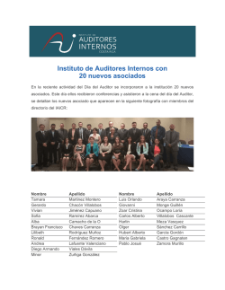 lista de Miembros - Instituto de Auditores Internos de Costa Rica