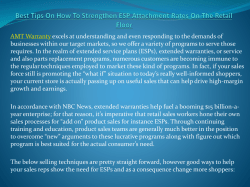 Best Tips On How To Strengthen ESP Attachment Rates On The Retail Floor