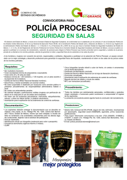 policía procesal - Gobierno del Estado de México