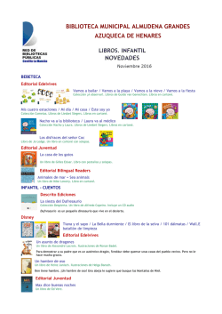 libros infantiles - Ayuntamiento de Azuqueca de Henares