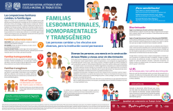 familias lesbomaternales, homoparentales y transgénero