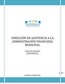 guia de usuario soporte gl - Portal Gobiernos Locales