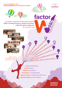presentacion factorw 2016 ii - Códice Consultora de Género