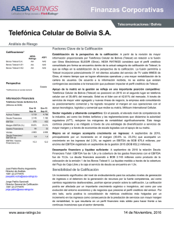 Finanzas Corporativas - bolsa boliviana de valores sa
