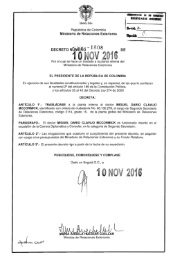 decreto 1808 del 10 de noviembre de 2016