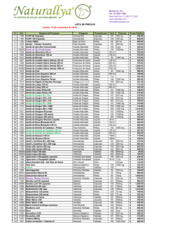 Descargar Lista de precios Naturallya