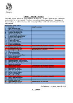 Resoluciones Jurado - Ayuntamiento de Cartagena
