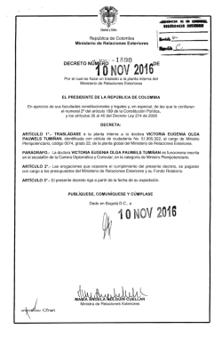 decreto 1800 del 10 de noviembre de 2016