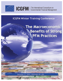 The Macroeconomic Benefits of Strong PFM Practices