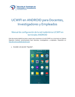 Manual UCWIFI para Android