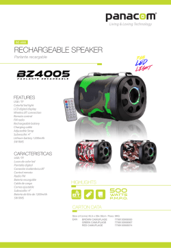 rechargeable speaker