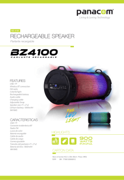 rechargeable speaker