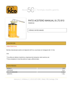 pato aceitero manual 8 lts 810