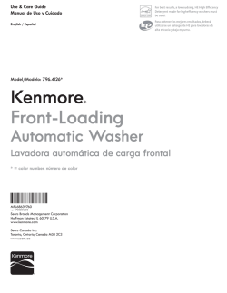 Kenmore® Front-Loading