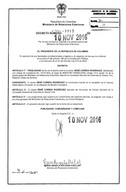 decreto 1817 del 10 de noviembre de 2016