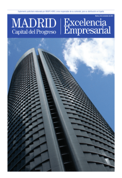Excelencia Empresarial - Madrid Capital del Progreso