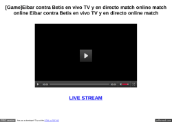 [Game]Eibar contra Betis en vivo TV y en directo match online match