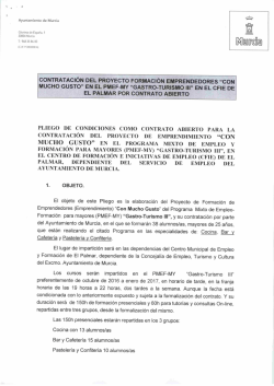 Licitación pública Murcia formación
