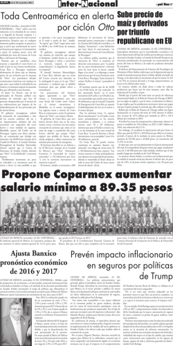 Propone Coparmex aumentar salario mínimo a 89.35 pesos
