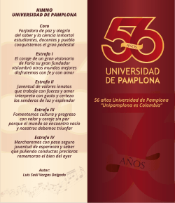 Programación 56 años de fundación Universidad de Pamplona