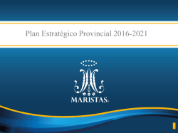 Plan Estratégico Provincial 2016-2021
