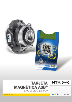tarjeta magnética asb - the site of NTN-SNR