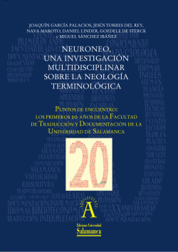 NeuroNEO, una investigación multidisciplinar sobre la neología