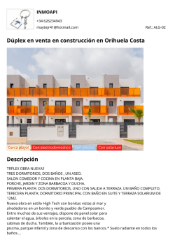 Dúplex en venta en construcción en Orihuela Costa - INMO-API