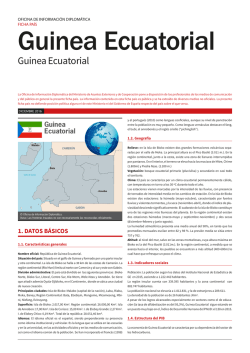 Guinea Ecuatorial - Ministerio de Asuntos Exteriores y de Cooperación