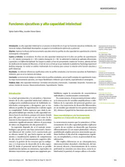 [Executive functions and high intellectual capacity] (PDF