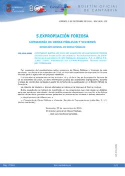 5.expropiación forzosa - Boletín Oficial de Cantabria