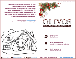 Boletín semanal - Iglesia Adventista de Olivos
