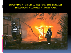 Employing a Specific Restoration Services throughout Victoria a smart call