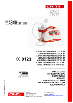 MANUALE D`USO NEW ASKIR BR _new Design_ 30751 623 REV.6