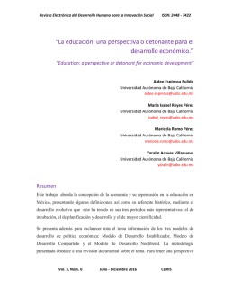 Descargar este archivo PDF - Revista Electrónica del Desarrollo