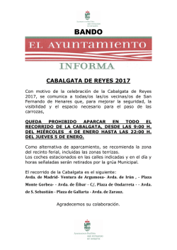 cabalgata de reyes 2017 - Ayuntamiento de San Fernando de