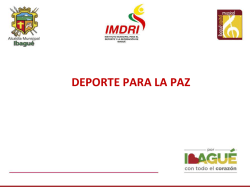 Presentación de PowerPoint - IMDRI Instituto Municipal para el